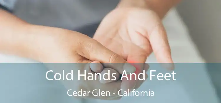 Cold Hands And Feet Cedar Glen - California