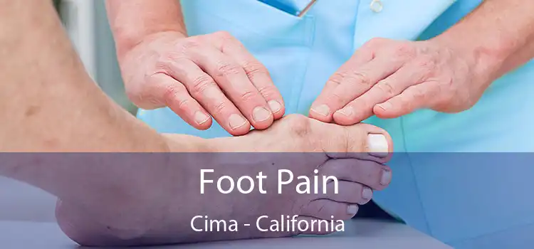 Foot Pain Cima - California